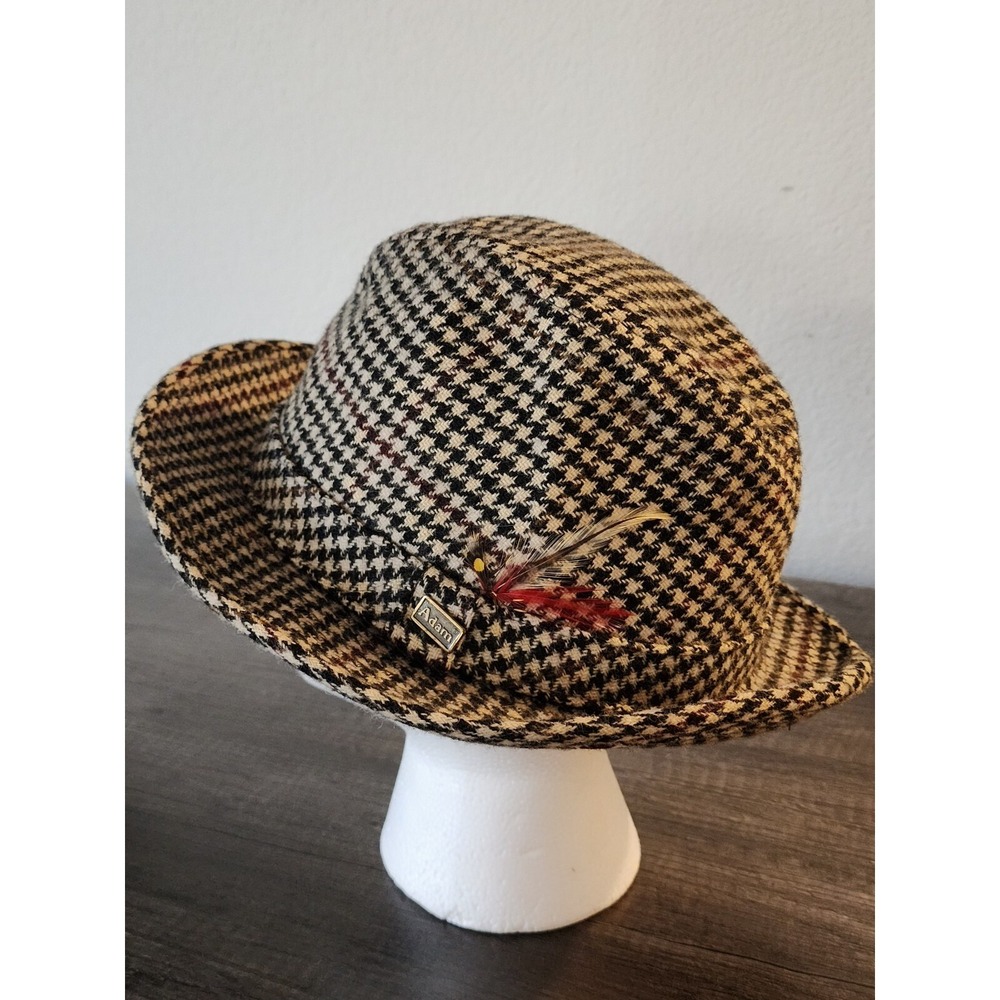 Vintage Adam New York Fedora Hat 7-7 1/8 - Picture 5 of 10